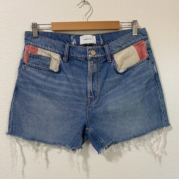 Current/Elliott The Aficionado Denim Shorts - Picture 1 of 8